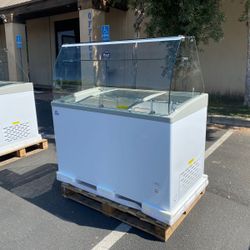 NSF 40 ins Popsicle freezer display SD351S with rack