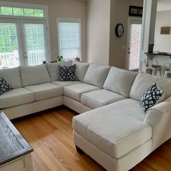 Brand New Sea Salt White Sectional 