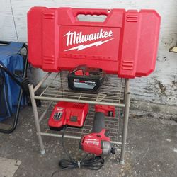 Milwaukee Brushless Impact Drill 12 AH BATTERY AND CHARGER 