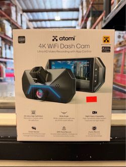 Atomi 4K WiFi Dash Cam Brand New In Box