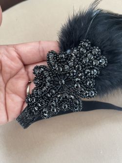 Vintage Feather Headband-1920’s