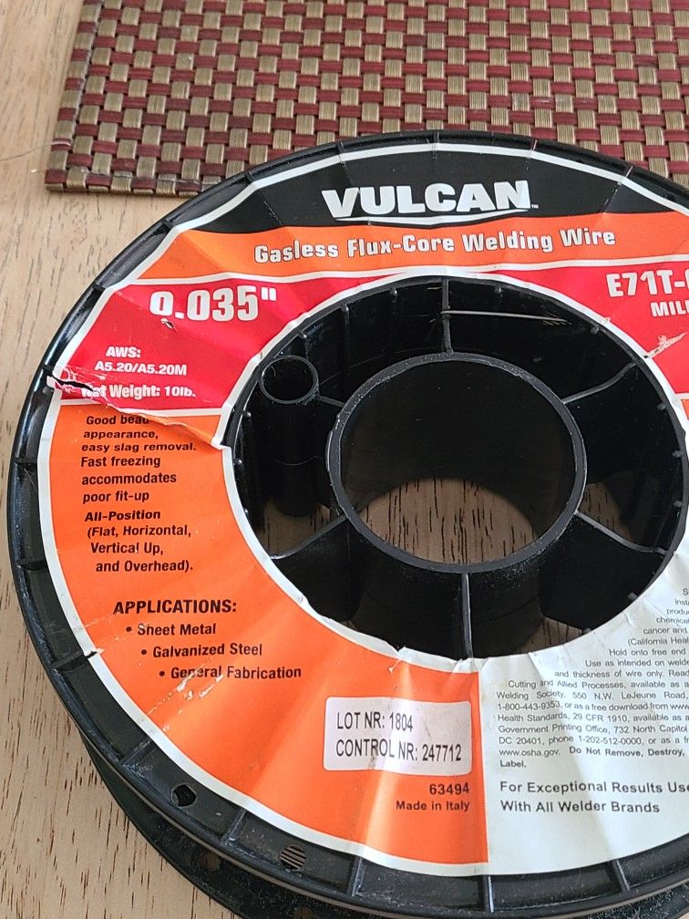 VULCAN®
0.035 in. E71T-GS Flux Core Welding Wire, 10 lb