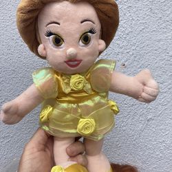 Princess Belle Beauty Beast Plush Doll 12" Disneyland Walt Disney World Park
