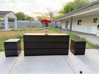 IKEA dresser + nightstands set