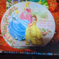Disney Princess Small Lunch Metal Container