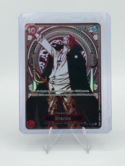One Piece TCG Silver Shanks SP Card OP09-004 anniversary
