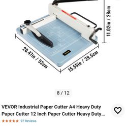 Guillotine Paper Cutter A4 Industrial