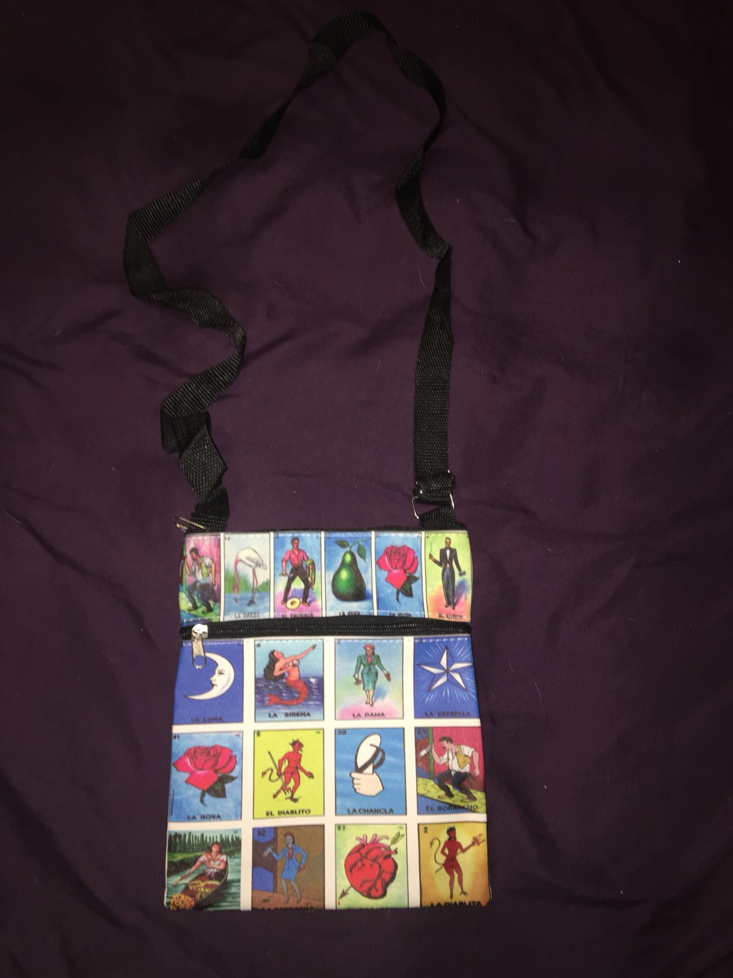 NEW Loteria theme Crossbody ft. La Chancla