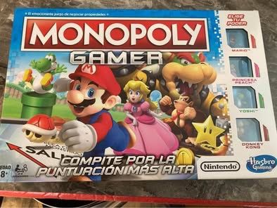 Néw sealed Spanish version monopoly Mario game