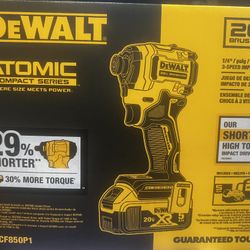 20V MAX ATOMIC Speed 1/4 Impact Driver Kit 