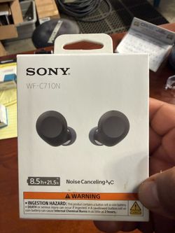 Sony WF-C710N Noise Cancelling Truly Wireless Earbuds Black