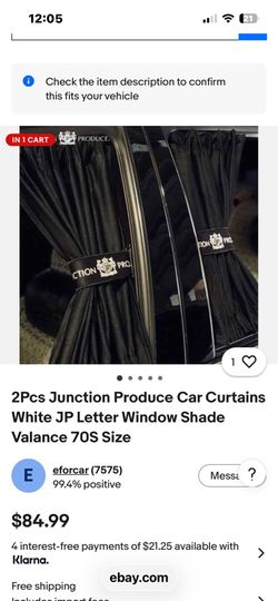 Car curtains