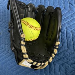 Rawlings R9 12” Pitcher/Infield Baseball Glove And Softball