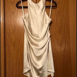 Halter Satin Dress 