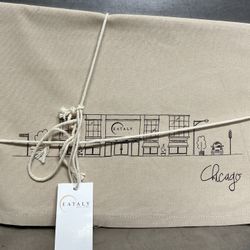 Eataly Chicago Beige Hand Towel - NWT