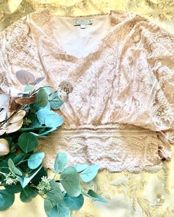 Lace vintage blouse