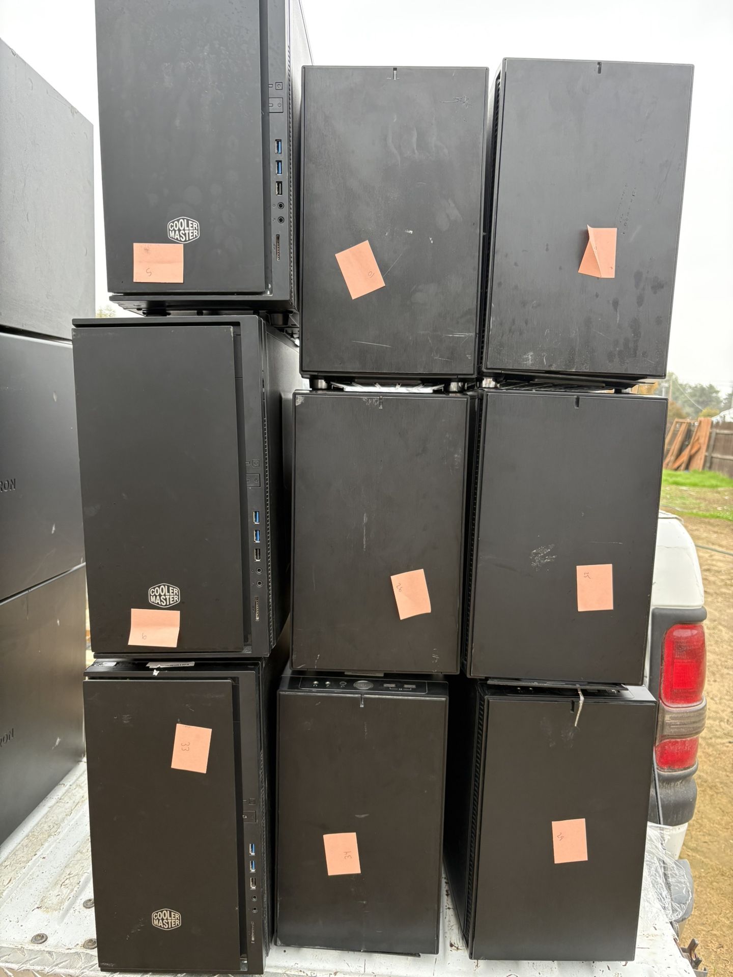 MATX PC CASES, FRACTAL AND COOLER MASTER PRICE IS FOR EACH, BUY MORE AND SAVE