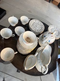 China set Bavaria Germany glasswear