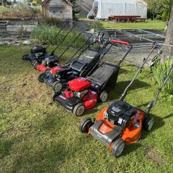 Lawn Mowers Self Propelled Bags 