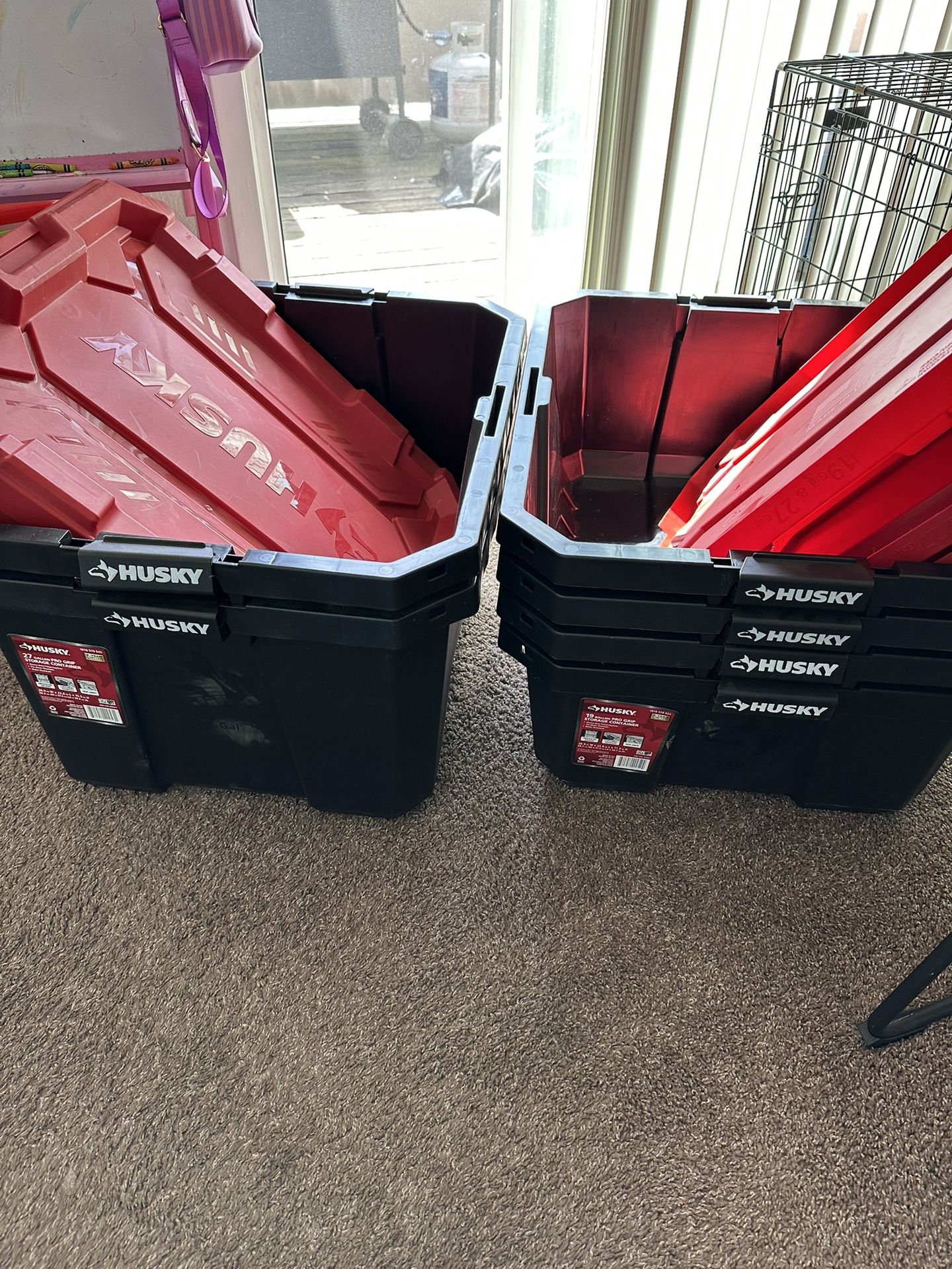 Husky Pro Grip Storage Containers