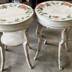2 Vintage Side Tables