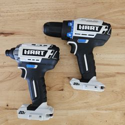 Hart BRUSHLESS 20v Impact Driver And Drill
