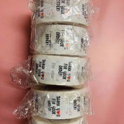10 Pcs Thank You For Your Order Rolls 