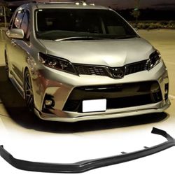 Fits 18-20 Toyota Sienna XL30 CK Style Front Bumper Lip