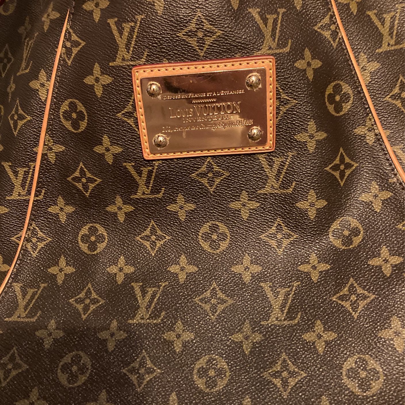 Louis Vuitton Monogram LV XL Purse