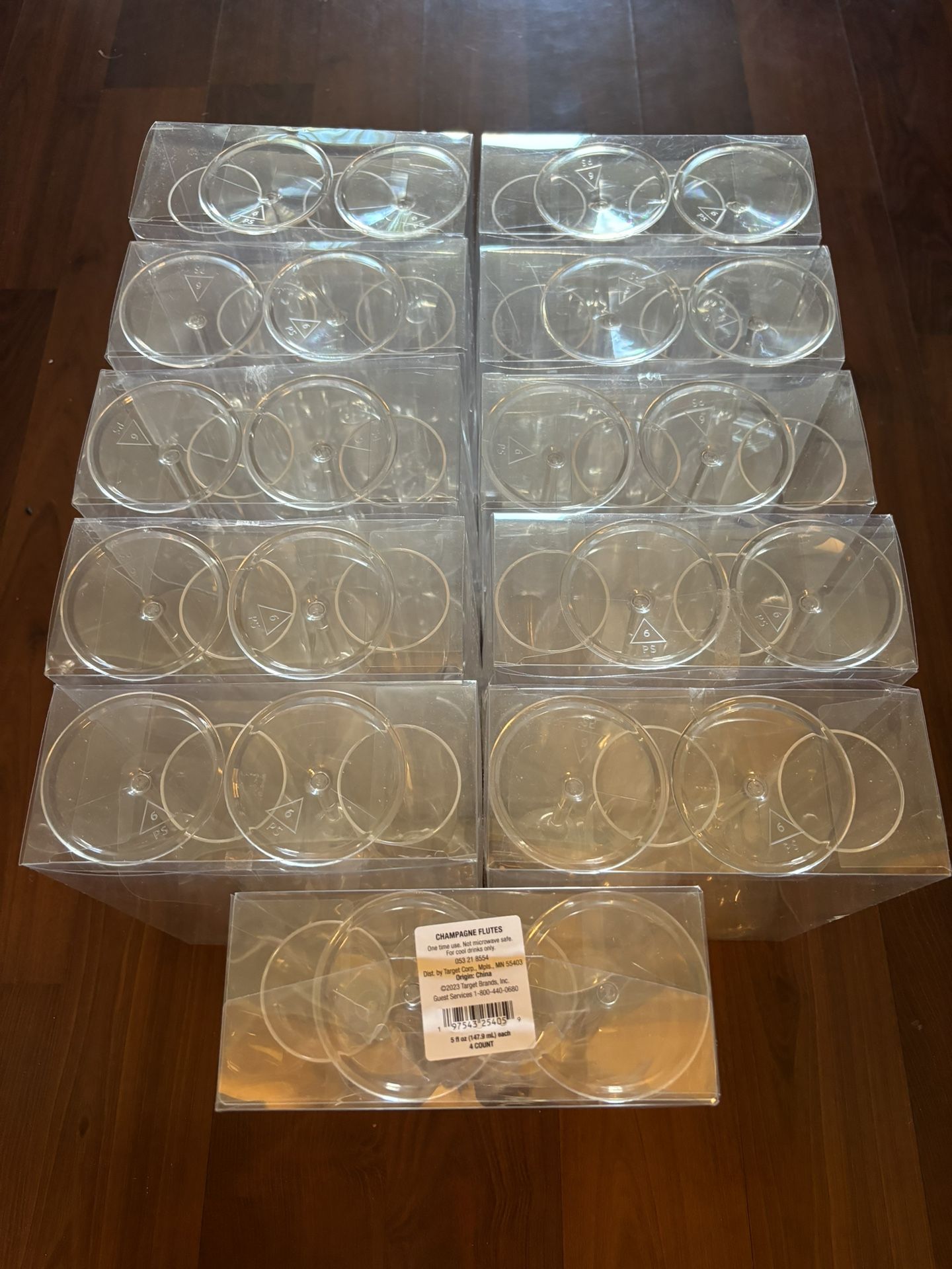 Plastic Champagne Flutes