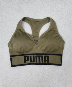 ✅️ Military Green PUMA Sports Bra• Size M• Great Condition• $7firm
