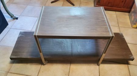 Mcm rolling record player stand