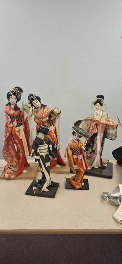 Nishi & Co., Ltd. Vintage Japanese Geisha Doll lot