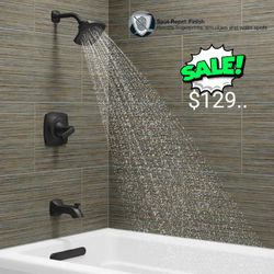 KOHLER

Rubicon 1-Handle 3-Spray Tub and Shower Faucet in Matte Black (Valve Included)

