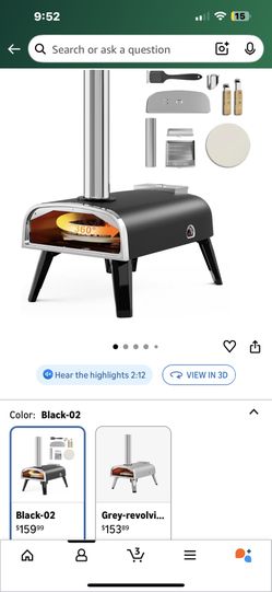 Brand New In Box Unused Outdoor Pizza Oven aidpiza 12" Wood Pellet Pizza Ovens With Accessories