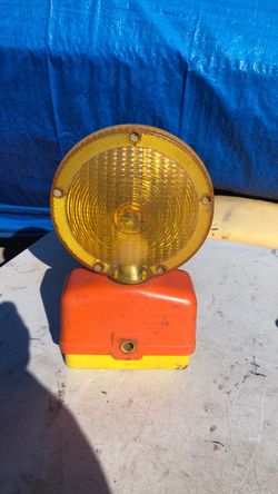 Construction Barricade Warning Light