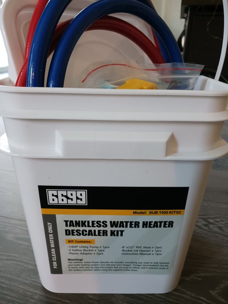 Tankless Water Heater Descaler Kit