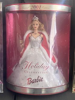 Mattel Holiday Celebration 2001 Barbie Doll