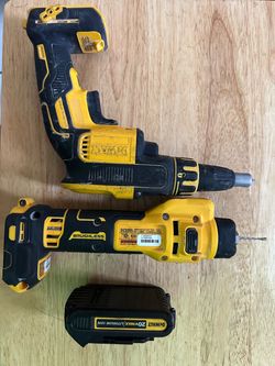 Drywall Screw gun and Cordless cut-out tool