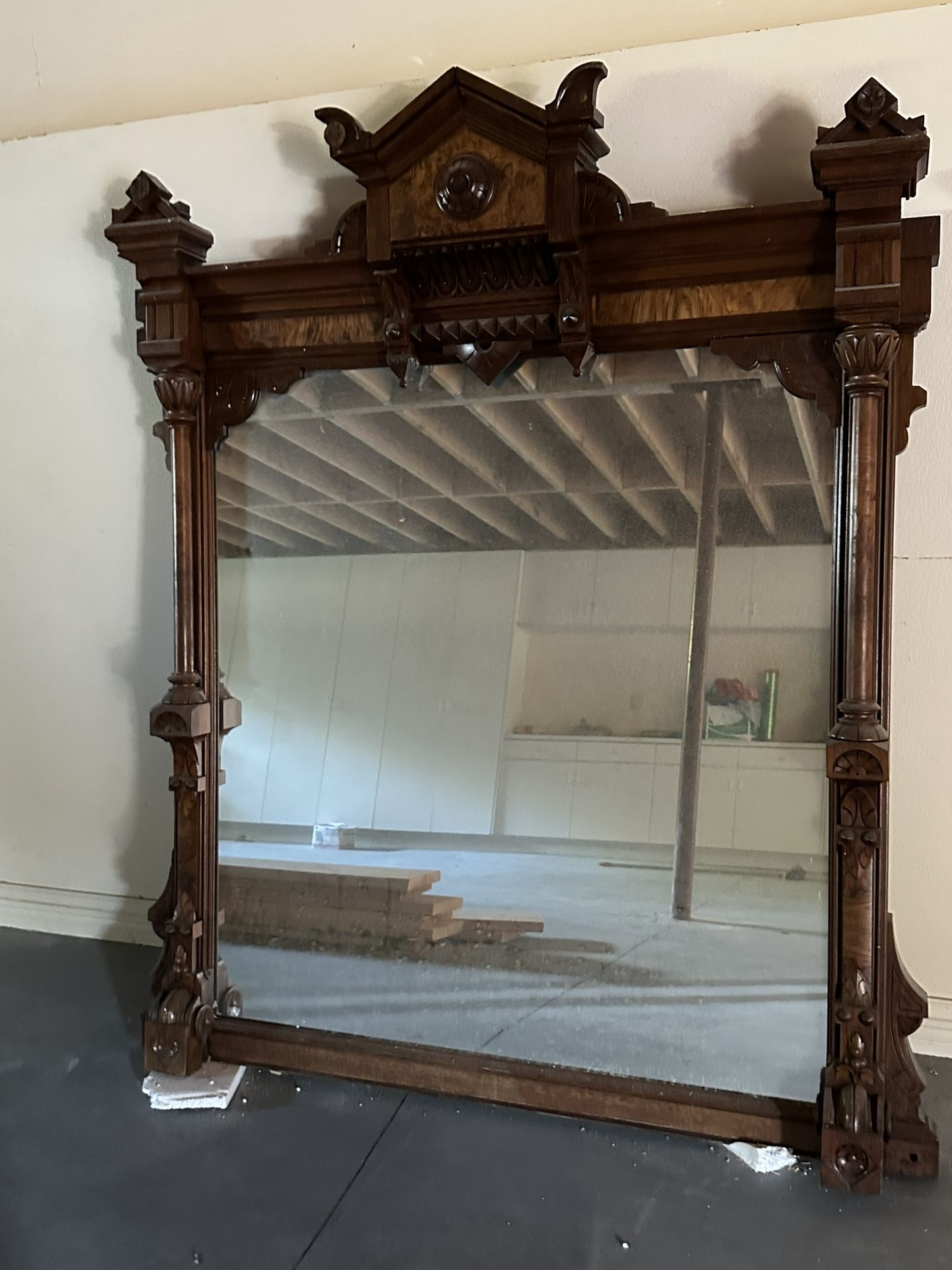 Nice big antique mirror