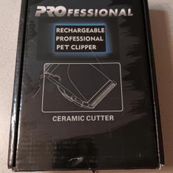 Yabife PROfessional Pet Clippers Rechargeable New Open Box 