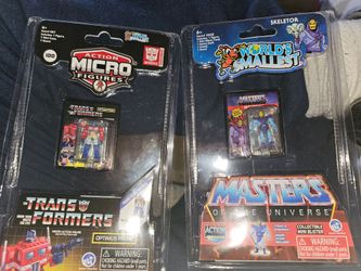 World's Smallest Transformers OPTIMUS PRIME & SKELETOR