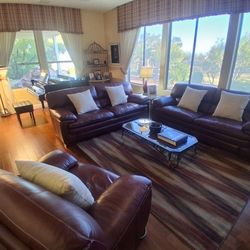 Lazyboy Leather Sofa And Chair Set LA-Z-BOY Like New Condition!