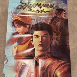 SHENMUE Versus Books Sega Dreamcast POSTER - Light Frilling At The Top