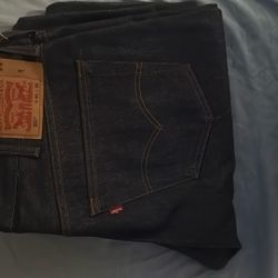 Levis Blue 501's