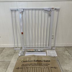 Extra Tall & Wide Pet Gate / Baby Gate - Fits Openings 29.7” - 40.6”