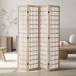 Room Divider, 4 Panel Japanese Room Divider