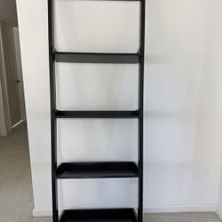 Wooden Bookcase In Black 