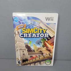 Nintendo Wii SimCity Creator Game