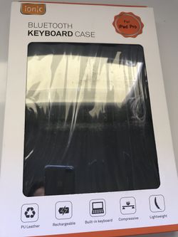 iPad Pro 12.9” case with Bluetooth keyboard
